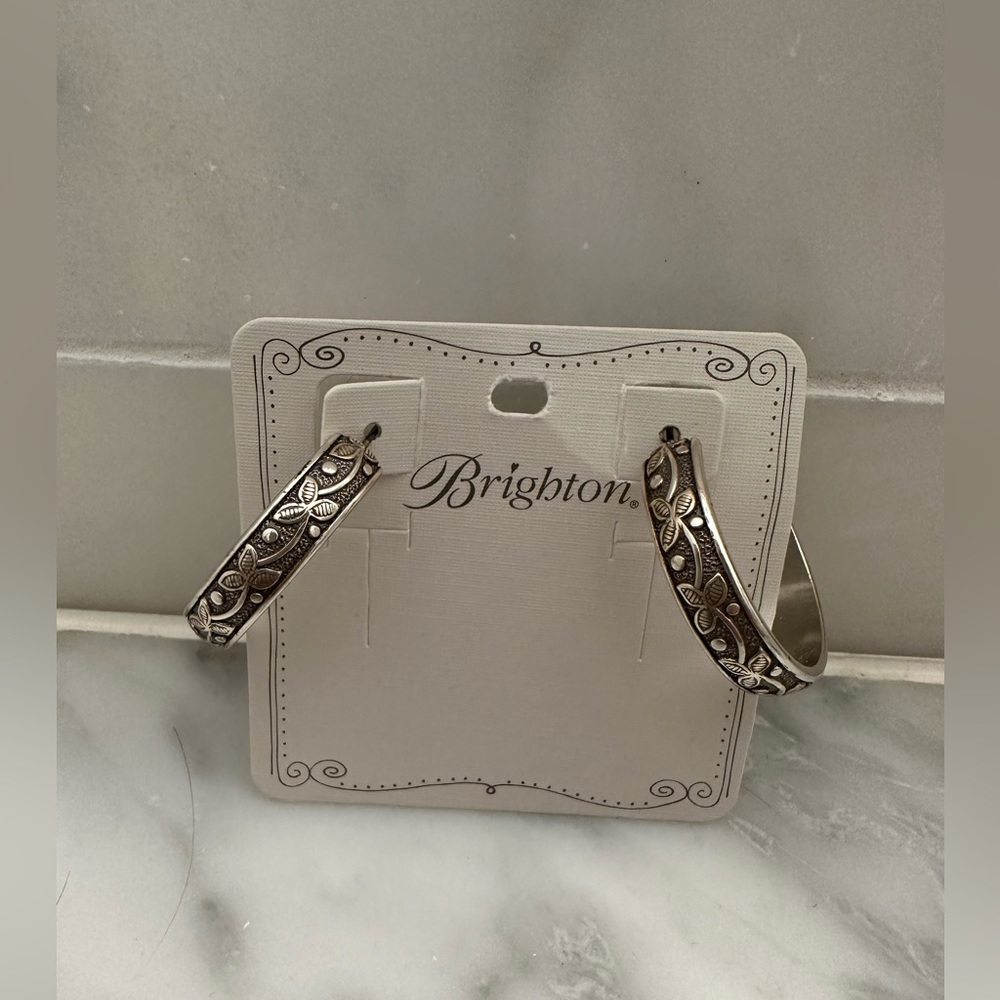 Brighton Silver Hoop Earrings